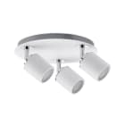 PAULMANN - Spotlight Tube IP44 Rondell max 3x10W GU10 weiss/Chrom 230V Metall