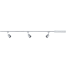 PAULMANN - URail Set Cover max 3x10W GU10 Chrom matt/Chrom 230V Met/Kst 1m