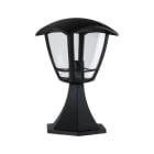 PAULMANN - Outdoor 230V Sockel Classic curved IP44 E27 Klarglas/schwarz ohne LM