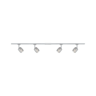 PAULMANN - URail Set Blossom 4x max.10W G9 Chrom matt/Chrom/Rauch 230V Metall/Kunststoff