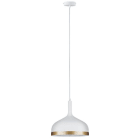 PAULMANN - Neordic Embla Pendelleuchte max.1x20W E27 weiss matt/Gold 230V Metall