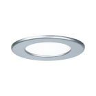 PAULMANN - Quality EBL Set Panel rund LED 1x6W 4000K 230V 115mm Chrom matt/Kunststoff