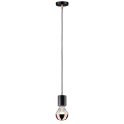 PAULMANN - Neordic Nordin Pendelleuchte max1x60W E27 schwarz 230V Marmor