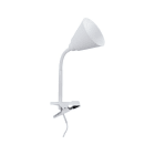 PAULMANN - AS Klemml Vitis E14 weiss Flexarm Schnurschalter Kabell 1,50m