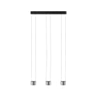 PAULMANN - Aldan Pendelleuchte dim LED 3x9W schwarz/Alu gebürstet 230V Aluminium