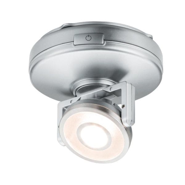 PAULMANN - Function Rotate LED 1er Spot Chrom matt 3x1,5V AA Kunststoff