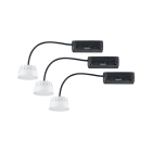 PAULMANN - EBL Choose 3er Coin Set Easy-Dim LED 3x6,5W 630lm 2700K 51mm Kunststoff