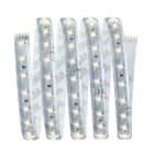 PAULMANN - MaxLED 500 Basisset 1,5m Warmweiss IP44 Cover 2700K 9W 230/24V 20VA Silber Kst