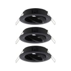 PAULMANN - EBL Choose 3er Spot schwenkbar max 3x10W 230V 51mm schwarz matt Alu
