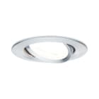 PAULMANN - EBL Nova rund schwenkb max. 35W 230V GU10 51mm Alu gedreht/Alu Zink