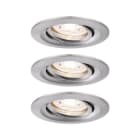 PAULMANN - EBL Set Nova mini Plus Coin EasyDim schwenkb 3x4,2W 2700K 230V Eisen geb/Alu