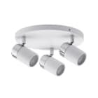 PAULMANN - Spotlight Zyli IP44 Rondell max 3x10W GU10 weiss/Chrom 230V Metall