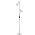 PAULMANN - Neordic Haldar Stehleuchte max.2x20W E14 weiss/Kupfer matt 230V Metall