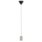 PAULMANN - Neordic Jano Pendelleuchte max1x60W E27 Grau/Schwarz 230V Beton/Kunststoff