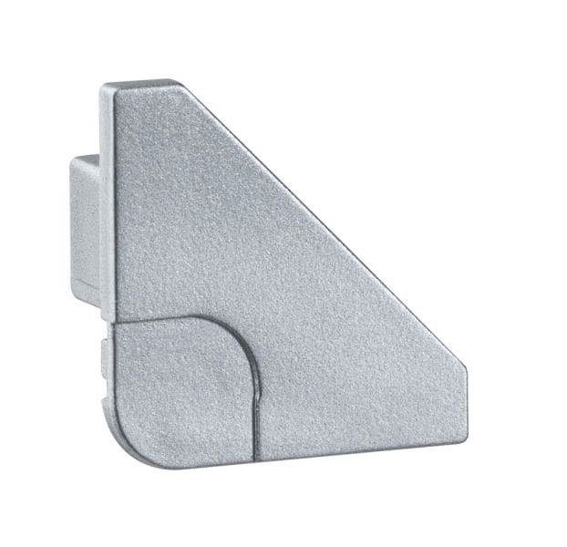 PAULMANN - Function Delta Profil End Cap 2er Pack Alu matt Kunststoff