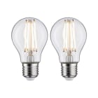 PAULMANN - LED Fil 2er AGL 806lm E27 2700K klar 7W 230V