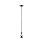 PAULMANN - Larus Pendelleuchte IP44 max1x60W E27 schwarzchrom 230V Metall