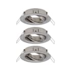 PAULMANN - EBL Choose 3er Spot schwenkbar max 3x10W 230V 51mm Eisen geb Alu