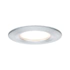 PAULMANN - EBL Set Nova Coin rund starr LED 1x6W 2700K 230V Alu ged/Alu