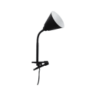 PAULMANN - AS Klemml Vitis E14 schwarz Flexarm Schnurschalter Kabell 1,50m