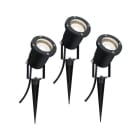 PAULMANN - Outdoor 230V Garden Spotlight IP65 GU10 3x3,5W 230V 3000K Schwarz Alu