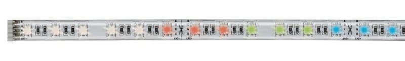 PAULMANN - MaxLED 500 Stripe 1m RGBW IP44 Cover 3000K 12W 24V Silber Kst