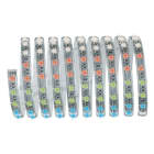 PAULMANN - MaxLED 500 Basisset 3m RGBW IP44 Cover 3000K 36W 230/24V 60VA Silber Kst