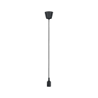 PAULMANN - Neordic Ketil Pendelleuchte max1x60W E27 Schwarz 230V Sililkon/Kunststoff