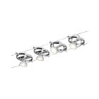 PAULMANN - WireSystem Cardan max 4x10W GU5,3 Chrom matt/Chrom 230/12V 80VA Metall