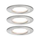 PAULMANN - EBL Set Nova Plus Coin dim rund starr LED 3x6W 2700K 230V 51mm Eisen geb/Al
