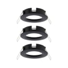 PAULMANN - EBL Choose 3er Spot starr max 3x10W 230V 51mm schwarz matt Alu