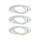 PAULMANN - EBL Base LED Coin schwenkbar 3x5W 230V 51mm weiss/Metall