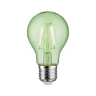 PAULMANN - LED Fil grün AGL 1,1W E27 klarglas 230V