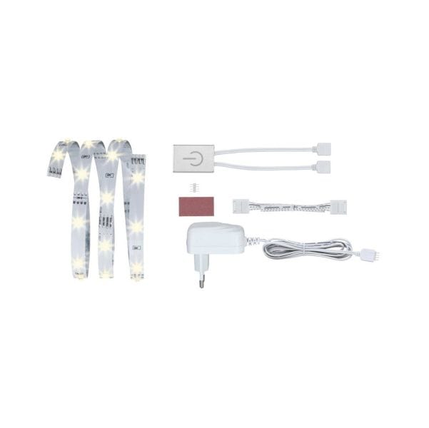 PAULMANN - Function YourLED Eco Comfort Set Touch Sensor 1m warmweiss 2,4W 12V DC Weiss/Kst