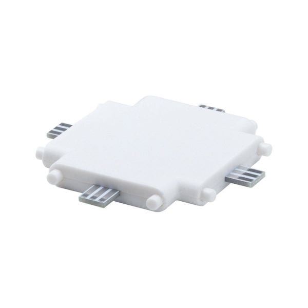 PAULMANN - Clever Connect X-Verbinder Border 12V Weiß matt/Kunststoff