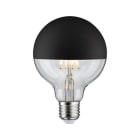PAULMANN - LED G95 Kopfspiegel 600lm E27 2700K 6,5W 230V schwarz matt dim