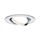 PAULMANN - EBL Set Nova Plus Coin dim rund schwb LED 1x6W 2700K 230V 51mm Chrom/Alu