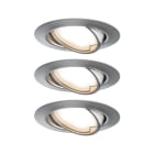 PAULMANN - EBL Base LED Coin schwenkbar 3x5W 230V 51mm Eisen geb/Metall