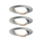 PAULMANN - EBL Base rund schwenkbar LED 3-stepdim 3x5W 230V GU10 51mm Eisen geb/Metall