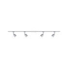 PAULMANN - URail Set Cover 4x max.10W Chrom matt/ Chrom 230V Metall/Kunststoff