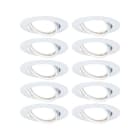 PAULMANN - EBL Base schwenkbar max10x10W GU10 230V 51mm weiss/Metall