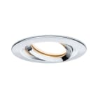 PAULMANN - EBL Set Nova Plus Coin dim IP65 rd schw LED 1x6W 470lm 2700K Chrom/Alu