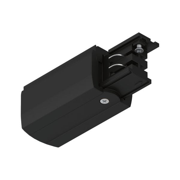 PAULMANN - ProRail3 End Feed rechts Schwarz 230V Metall/Kunststoff 3-Phasen