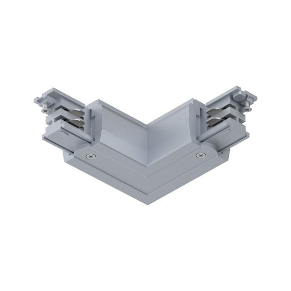 PAULMANN - ProRail3 L-Verbinder Erde außen Silber 230V Metall/Kunststoff 3-Phasen
