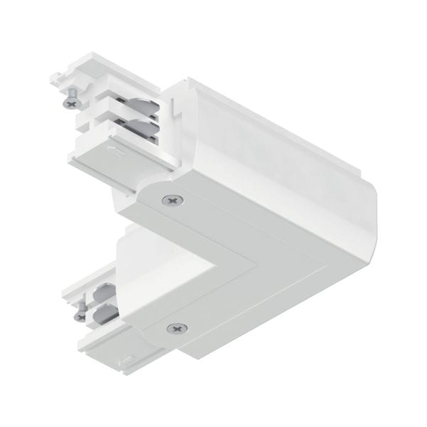 PAULMANN - ProRail3 L-Verbinder Erde innen Weiß 230V Metall/Kunststoff 3-Phasen