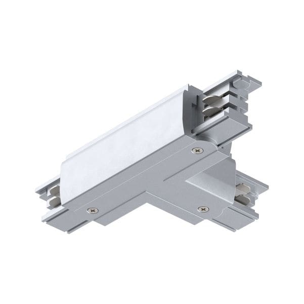 PAULMANN - ProRail3 T-Verbinder Erde rechts Silber 230V Metall/Kunststoff 3-Phasen