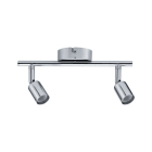 PAULMANN - Spotlight Carolina IP44 max2x10W GU10 Chrom 230V Metall