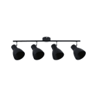 PAULMANN - Spotlight Davy max 4x20W E27 schwarz 230V Metall