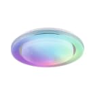 PAULMANN - WallCeiling Rainbow Dynamic RGB TunW LED 22W 380mm weiss/Chrom 230V Kst/Met
