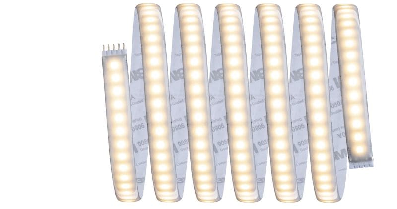 PAULMANN - MaxLED 1000 Stripe 2,5m Warmweiss IP44 Cover 2700K 29W 24V Silber Kst